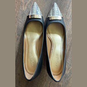 COACH Women Heels Leather Size 5